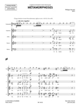 Métamorphoses - Philippe Hersant - Partition - Chœur